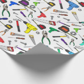 Illustratiepatroon voor hardware-illustratie voor  cadeaupapier (Hoek)