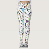 Illustratiepatroon voor hardware-illustratie voor  leggings (Voorkant)
