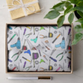 Illustratiepatroon voor hardware-illustratie voor tissuepapier (Geschenk)