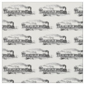  illustratiepatroon voor stuurstroomtrein stof (Swatch)
