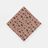 Illustratiepatroon voor vogels Ostrich Bird Servet (Hoek)