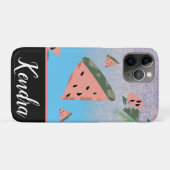 Illustratiepatroon zomerwatermeloen Case-Mate iPhone case (Achterkant (horizontaal))