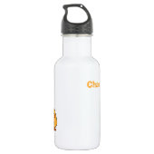 Illustraties aangepaste naam waterfles waterfles  (Achterkant)