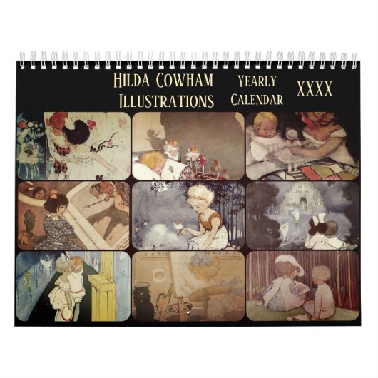 illustraties Hilda Cowham Victoriaans Kalender (Hoes)