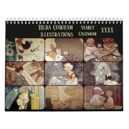 illustraties Hilda Cowham Victoriaans Kalender