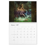 Illustraties in de wand-kalender kalender (Feb 2027)