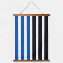 Illustraties in grafische vormen hangend wandkleed