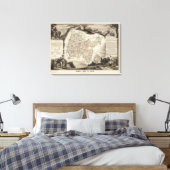 Illustraties, landschappen canvas afdruk (Insitu (Slaapkamer))
