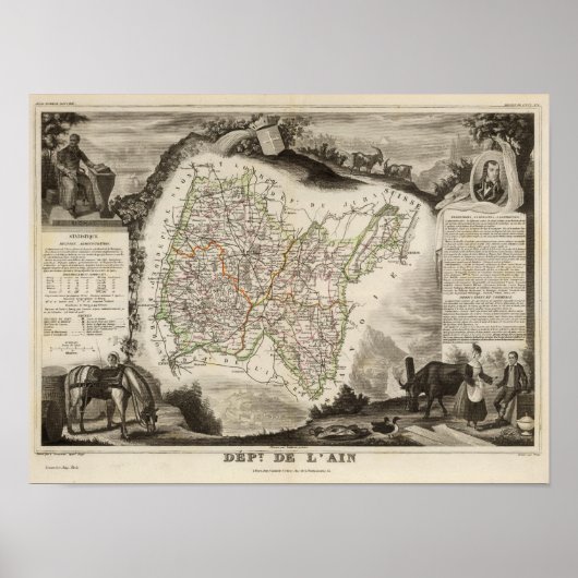 Illustraties, landschappen poster (Voorkant)