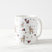 Illustraties met kerstrendieren Petten Koffiemok (Voorkant rechts)