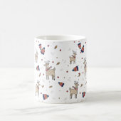 Illustraties met kerstrendieren Petten Koffiemok (Center)