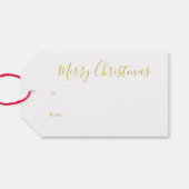 Illustraties met kerstvoedingskraker cadeaulabel (Achterkant Horizontaal)