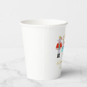 Illustraties met kerstvoedingskraker papieren bekers (Rechts)