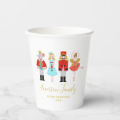 Illustraties met kerstvoedingskraker papieren bekers (Voorkant)