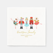 Illustraties met kerstvoedingskraker servet (Voorkant)