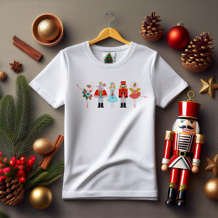 Illustraties met kerstvoedingskraker t-shirt