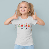 Illustraties met kerstvoedingskraker t-shirt