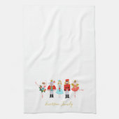 Illustraties met kerstvoedingskraker theedoek (Verticaal)