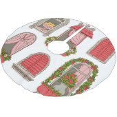 Illustraties met  ramen: artistiek. kerstboom rok (Gekanteld)