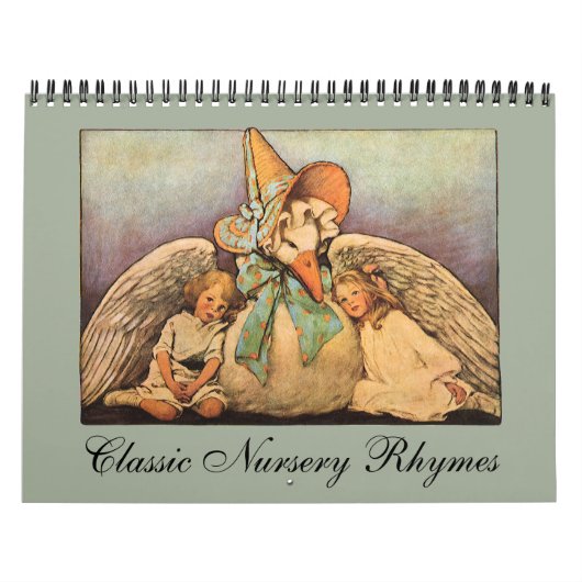  illustraties Moeder Goose Nursery Rhymes Kalender (Hoes)