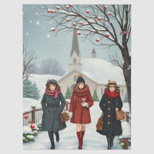  illustraties tissuepapier (Voorkant)