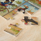 Illustraties uit de 19de eeuw van de vogelstand in legpuzzel (Zijkant)