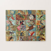 Illustraties uit de 19de eeuw van de vogelstand in legpuzzel (Horizontaal)