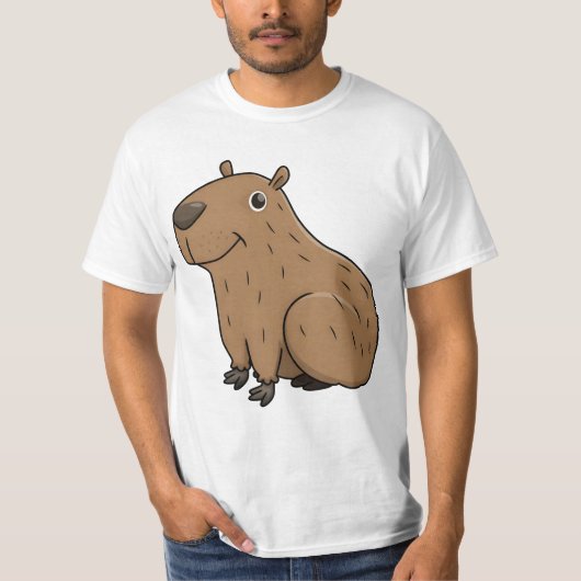 "Illustraties uit het Capybara & Clip Art " T-shirt (Voorkant)