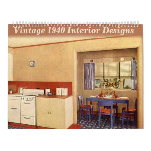 illustraties van 1940 Binnenlandse ontwerpen - Kalender