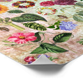 illustraties van botanische ventilatoren Natuur k Poster (Hoek)