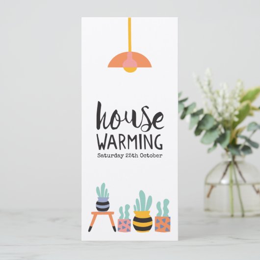 Illustraties van Cactus van de Invitation Housewar (Staand voorkant)