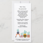 Illustraties van Cactus van de Invitation Housewar (Achterkant)