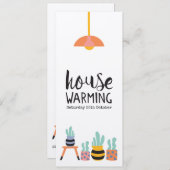 Illustraties van Cactus van de Invitation Housewar (Voorkant / Achterkant)