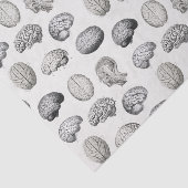 Illustraties van de anatomie van de hersenen en bi tissuepapier (Detail)
