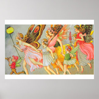  illustraties van de Fairies Poster