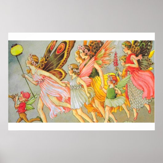 illustraties van de Fairies Poster (Voorkant)