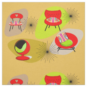 Illustraties van de functie van de moderne Retrost Stof