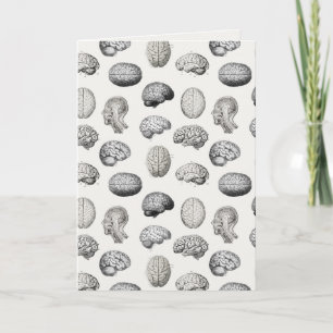 Illustraties van de hersenanatomie en -biologie kaart