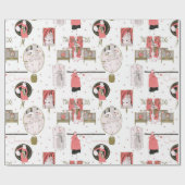  illustraties van de Mode Cadeaupapier (Vlak)