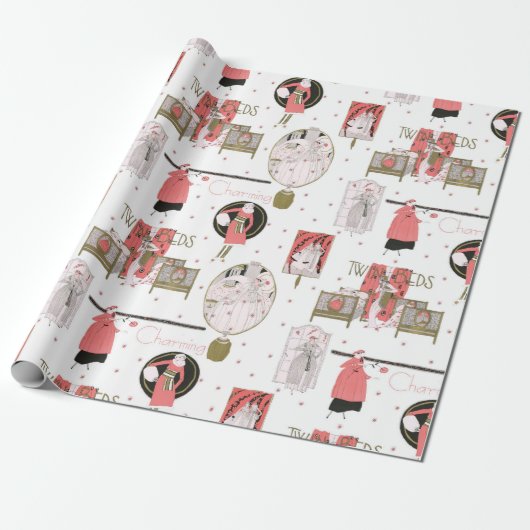  illustraties van de Mode Cadeaupapier (Uitgerold)