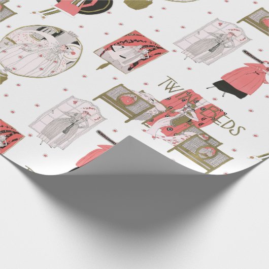  illustraties van de Mode Cadeaupapier (Hoek)