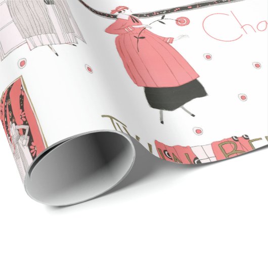 illustraties van de Mode Cadeaupapier (Rol Hoek)