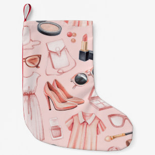 illustraties van de mode. Naadloos patroon Kleine Kerstsok