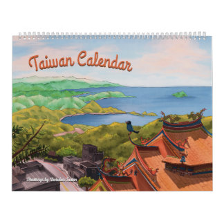 Illustraties van de Taiwanese kalender
