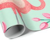 illustraties van de waterverf van vogels, tropisch cadeaupapier (Rol Hoek)