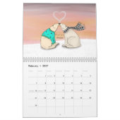 Illustraties van dieren 2021 Agenda Kalender (Feb 2027)