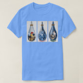 Illustraties van draken in chemische kolven van t-shirt (Design voorkant)