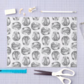 Illustraties van het Antiek breindiagram  Tissuepapier (Craft)