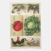  illustraties van het boerderij: maat theedoek (Verticaal)