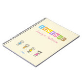 Illustraties van het preschoolleerlingwezen notitieboek (Linkerzijde)